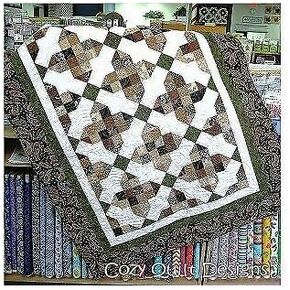 Pattern~Pirouette~2 1/2in Strips Cozy Quilt Design-7 Sizes