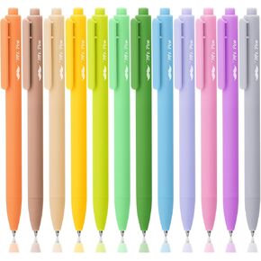 Mr. Pen- Retractable Gel Pens, 12 Pack, Light Vintage Ink Colors Gel Pens Fine Point, Fast Dry Vintage Pen, Retractable Pens, Gel Ink Pens, Aesthetic Pens for Journaling Fine Tip Pens
