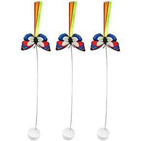 Tyasoleil Cat Toys 3-in-1 Interactive Cat Toys for Indoor Cats,Detachable Bottom Cover Automatic Motion Cat Toys,Rotating Butterfly,Catnip Ball,Retractable Feather (Standard Butterfly)