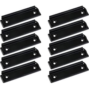 MY MIRONEY 10 PCS Clipboard Clips with Rivets, Spring Loaded Clipboards Hardware Mountable Document File Clamps with Rubber Grip and Hanging Hole, Golden, 3.94" x 1.18"