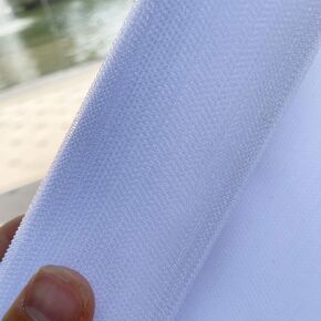 6 INCH Hook and Loop Fasten Roll with Adhesive Strong Hold Back Fastener Heavy Duty MountingTape for Home Office School Workout and DIY Crafts (White, 6 inch x3.2 feet)