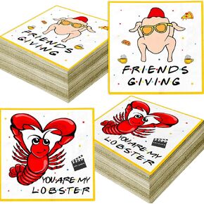 48Pcs Friends Party Supplies Friends Napkins Friends Themed Party Decorations Friends Party Decorations Friends TV Show Decorations for Friendsgiving Party Decorations