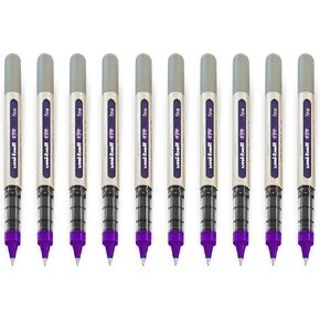 uni-ball EYE - UB-157 Rollerball Pens - 0.7mm Nib - Violet - Pack of 10