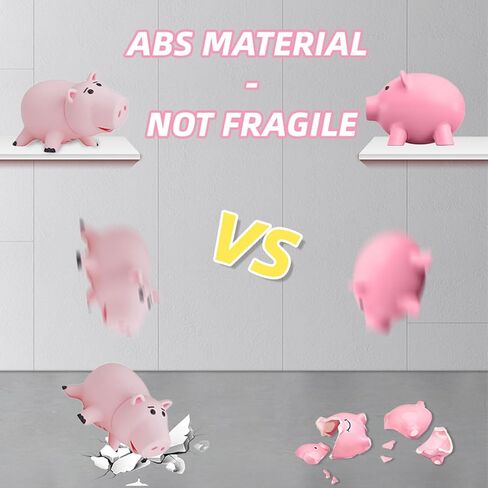 Piggy Bank for Kids, Unbreakable Plastic Money Bank, Cute Pig Coin Bank for Boys and Girls, Collectible Toys Gifts for Birthday Christmas in Kuwait