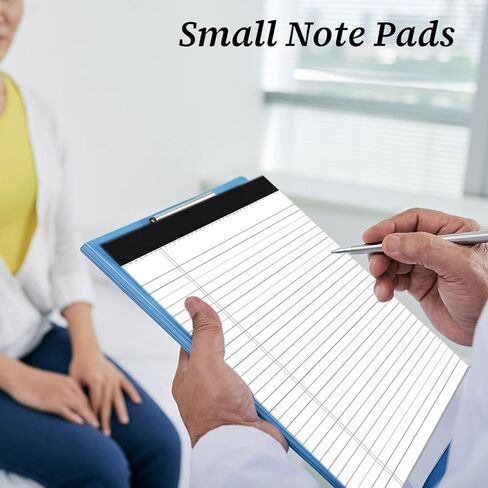 AALGO 4 Pack Colored Legal Pads, Small Notepads,Paper Pads,50 Sheets Per Writing Pad,Memo Pads,Legal Pads 5x8 with 2 Pens for Students,Teachers,Businesses Etc in Kuwait