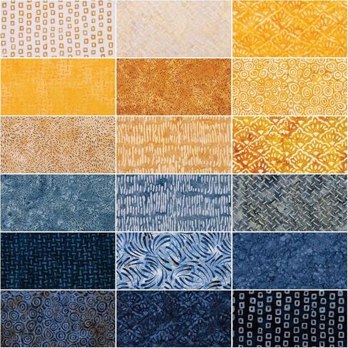 التعبيرات Batiks Mountain High 10 "مكدس 42 10 بوصة طبقة مربعة كعكة رايلي بليك 10-MH-42 in Saudi Arabia