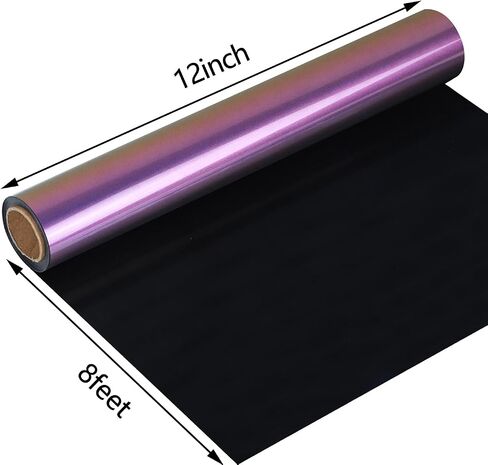 guangyintong Glitter Heat Transfer Vinyl White Glitter HTV Rolls, 12" x 8ft in Saudi Arabia