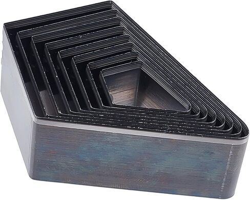 SUPERDANT High Carbon Steel Leather Die Cutter Hollow Punching Tool Cutting Mold Punching Die Set for Handmade DIY Leather Craft Stainless Steel in Saudi Arabia