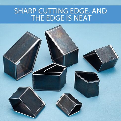 SUPERDANT High Carbon Steel Leather Die Cutter Hollow Punching Tool Cutting Mold Punching Die Set for Handmade DIY Leather Craft Stainless Steel in Saudi Arabia