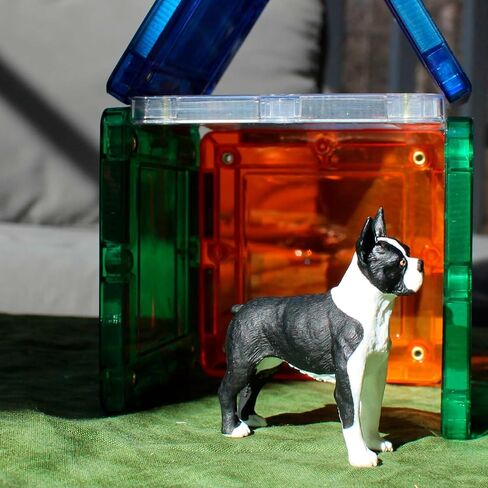 Safari Ltd. Boston Terrier Figurine - Lifelike 2.5" Model Figure - Educational Toy for Boys, Girls, and Kids Ages 3+ in Saudi Arabia