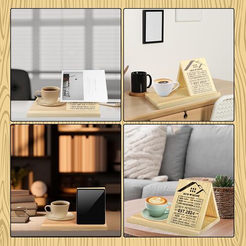 حامل كتب خشبي، هدايا الانتقال لمنزل جديد، رف كتب صغير، حامل كتب مثلث، خزانة كتب بسيطة لغرفة النوم، منضدة مكتب، مكتبة أو ديكور طاولة مركزية in Kuwait