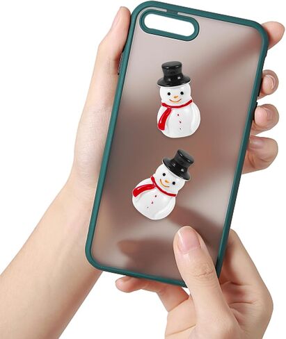 MAGICLULU Mini Snowman Figurines 20pcs Mini Snowman Figurines Resin Snowman Fairy Garden Dollhouse for Xmas Party Supplies Christmas Snowman Figurines in Saudi Arabia