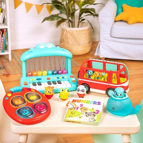 B. Toys by Battat-Off The Hook Bath & Beach Toy Boat with Squirting Toys & Hidden Storage Compartment in Saudi Arabia
