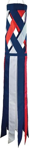 In the Breeze 5210 — Fiesta Diagonal Weave 60 بوصة جورب رياح — جورب رياح شبكي ملون مع ذيول متناسقة الألوان in Kuwait