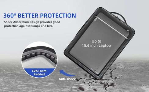 TUDEQU Laptop Bag 15.6 Inch Laptop Carrying Case,Water Resistant Slim Computer Bag Briefcase with Shoulder Strap for WomenMen in Saudi Arabia
