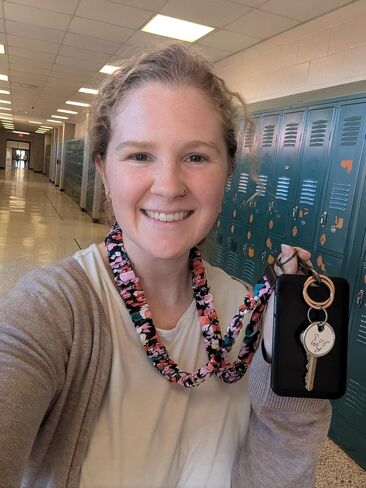 Scrunchie Lanyards for ID Badges and Keys, Cute Teacher Lanyard for Women, Nurses or Cruise, Stretchy Retractable Lanyard in Saudi Arabia