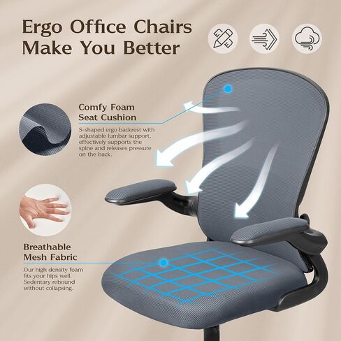 FelixKing Drafting Chair, Tall Office Chairs with Footrest Ring, Home Standing Desk High Chair with Lumbar Support Adjustable Counter Height Ergonomic Swviel Rolling Chairs for Working (Black) in Kuwait
