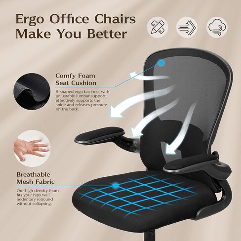 FelixKing Drafting Chair, Tall Office Chairs with Footrest Ring, Home Standing Desk High Chair with Lumbar Support Adjustable Counter Height Ergonomic Swviel Rolling Chairs for Working (Black) in Kuwait