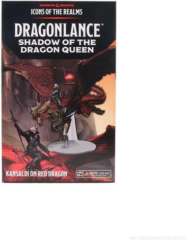 أيقونات WizKids D&D للعوالم: Dragonlance Kansaldi على التنين الأحمر in Saudi Arabia