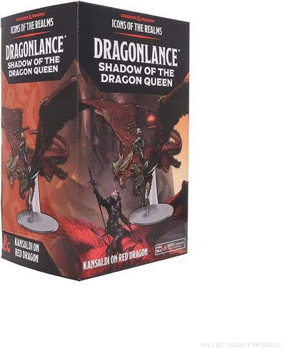 أيقونات WizKids D&D للعوالم: Dragonlance Kansaldi على التنين الأحمر in Saudi Arabia