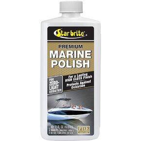 STAR BRITE Premium Marine Polish - Maximum UV Protection & High Gloss Finish - UV Inhibitors Stop Fading, Chalking & Oxidation While Repelling Water, Stains & Marine Deposits