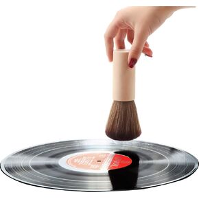 Vinyl Record Cleaner Brush Turntable Vinyl Record LP Cleaning Anti-Static Brush Cleaner for LP CD Vinyl Records