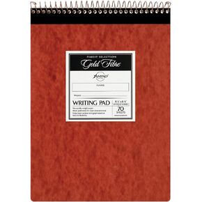 Ampad Gold Fibre Retro Pad, Wide Rule, 8-1/2 x 11-3/4, White, 70-Sheets/Pad (20-008R)