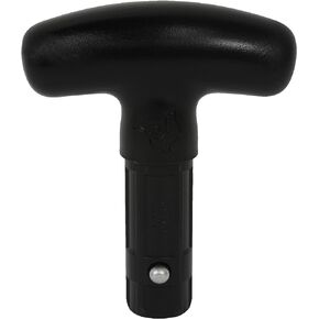 Pelican T-Curved Ergo Handle - Perfect to Convert Your Kayak Paddle into a Single Oar - PS1980, Black, 4.9 x 4.1 x 1.5 inches