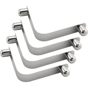 DGHAOP Kayak Paddle Spring Clips 4PCS 9.5mm Steel Tent Pole Clips Push Button Spring Snap Clip Locking Tube Double Pin