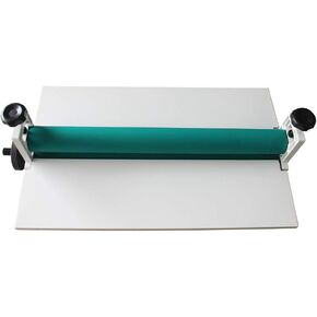 INTBUYING 29.5 in Manual Cold Laminator Machine Vinyl Photo Film Laminating Cold laminator Hand Crank Pressure Cold Roll laminator