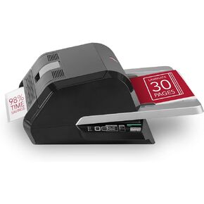 GBC Foton 30 Automated Pouch-Free Laminator, 9.6" x 22.7" x 18.8", Starter Film-Cartridge Included (FOTON30120NA)