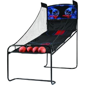 Atomic Jumpball Deluxe Double Electronic Basketball Shootout Includes Four Mini Basketballs and Inflating Air Pump