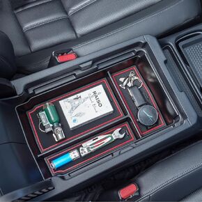 PIMCAR 3CPS Center Console Organizer Compatible with Honda CRV 2023 2024 2025 Accessories CR-V Hybrid Hidden Storage Armrest Box Insert Tray