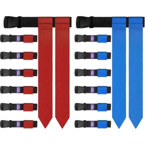 Uikro Flag Football Belts, 14 Player Adjustable Flag Football Set for Sports Training Competition in Kuwait