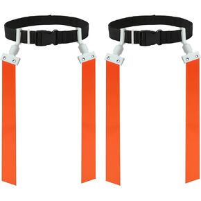 2 Pop Flag Football Set-Complete Flag Belts and Flags Set