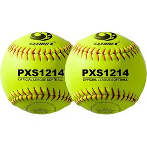 PHINIX Fast-Pitch Softballs Cork Core for Practice, Competitions 11" & 12" Options (COR .47 / Comp.375) in Kuwait