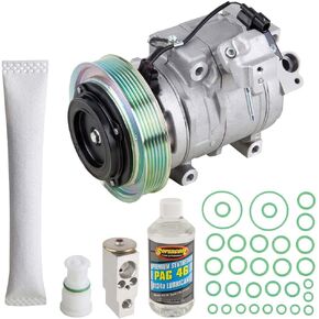 AC Compressor & A/C Kit For Acura TSX V6 & TL 2009 2010 2011 2012 2013 2014 - Includes Drier, Expansion, Oil & O-Rings! - BuyAutoParts 60-81535RK NEW