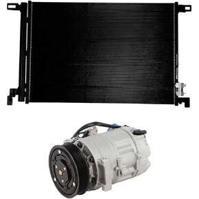 For Audi Q7 2017 2018 2019 AC Compressor w/A/C Condenser & Drier - BuyAutoParts 61-97163R3 New in Saudi Arabia