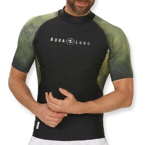 AQUA LUNG CLOTHING Men's Standard Man Ss Galaxy Rash Guard