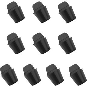 10 PCS Car Door Overslam Bumper Stopper, Rubber Auto Door Dampers Buffer Pad, Front Rear Door Shock Absorber Guard Cushion, Universal Vehicle Door Side Protection Accessories