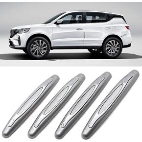 4 Pcs Car Door Edge Guards Car Side Door Protector Suitable for Various Car Pads Door Shock Absorbers-White
