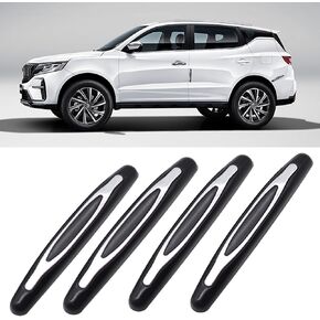4 Pcs Car Door Edge Guards Car Side Door Protector Suitable for Various Car Pads Door Shock Absorbers-White in Kuwait
