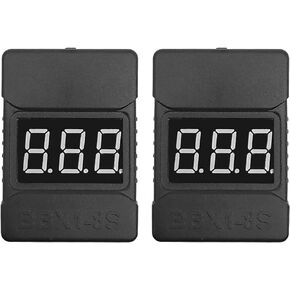 SUPULSE Battery Tester Digital Battery Capacity Checker Controller Tester Voltage Tester RC Cellmeter for LiPo/Life/Li-ion/NiCd/NiMH Battery Packs