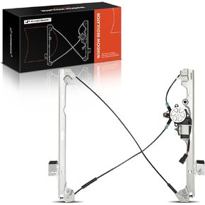 A-Premium Power Window Regulator with Motor(2 Pins) Compatible with Chevrolet Silverado 1500 2500 HD 2007-2013 Tahoe GMC Yukon Sierra Front Left Driver Side