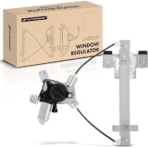 A-Premium Rear Left Driver Side Electric Power Window Regulator with Motor Compatible with Cadillac Escalade 2007-2014 & Chevrolet Tahoe 2007-2014 & GMC Yukon 2007-2014, Replace# 15883001