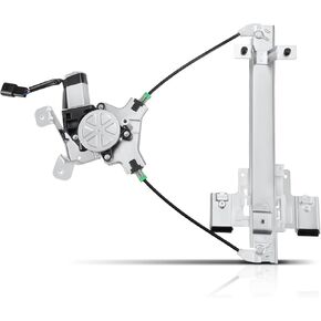 A-Premium Rear Left Driver Side Electric Power Window Regulator with Motor Compatible with Cadillac Escalade 2007-2014 & Chevrolet Tahoe 2007-2014 & GMC Yukon 2007-2014, Replace# 15883001