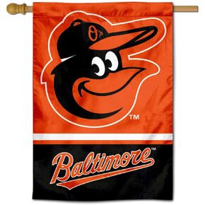 Baltimore Orioles Two Sided House Flag