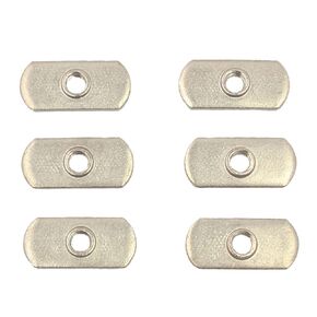 YakAttack Track Nut, 1/2" Wide, 1/4-20 Threads, 18-8 SS, 6 Pack (TN-1420-6)