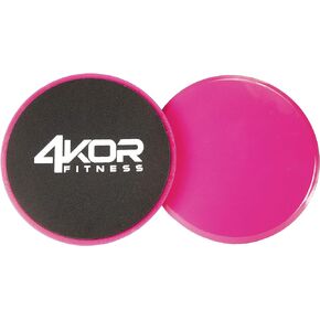 Sliders | Dual Sided Gliding Discs | Use on Carpet or Hardwood Floors (Pink)