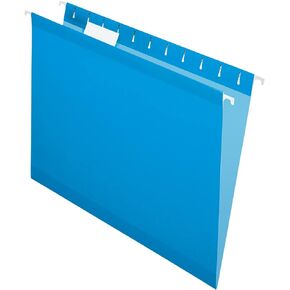 Pendaflex Recycled Hanging Folders, Letter Size, Red, 1/5 Cut, 25/BX (81608)